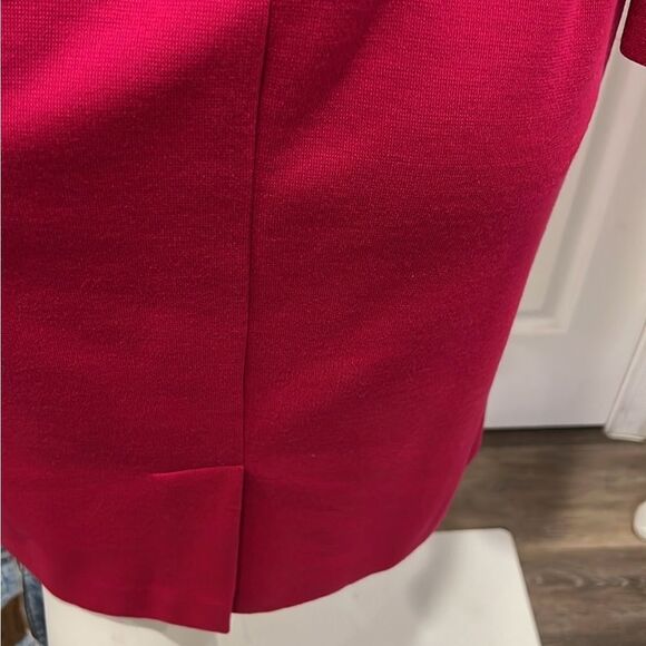 Leslie Fay vintage embellished pink long sleeve body con dress size 12 NWT - Picture 6 of 12